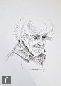 SEARL John,Portrait of the artist Bernard Venables,Fieldings Auctioneers Limited GB 2022-02-17