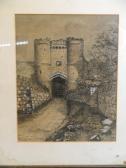 SEARLE F.F,castle gateway,1890,Crow's Auction Gallery GB 2017-01-18