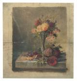 SEARLE Helen R,Still lifes: flowers with vase of flowers on table,Brunk Auctions 2007-05-19