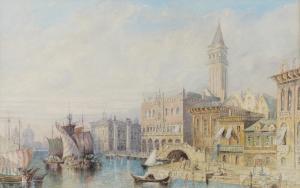SEARLE W 1800-1800,The Ponte del Vin and the Doge's Palace from ,1886,Bellmans Fine Art Auctioneers 2022-09-06
