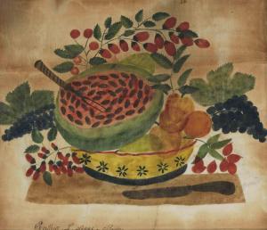 SEARS CYNTHIA L,A Theorem Painting, Still Life with Watermelon,Christie's GB 2012-01-20