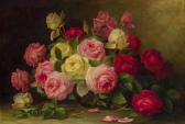 SEAVEY George W 1841-1916,Roses,Shannon's US 2017-01-19