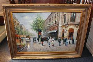 SEBASTION,a Parisian street scene with figures,Henry Adams GB 2017-05-11