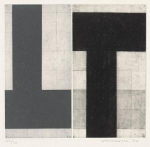 SEBOROVSKI Carole 1960,Two T Shapes,1986,Galerie Bassenge DE 2019-05-31