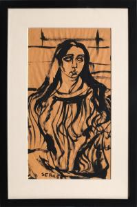SEBREE Charles 1914-1985,WOMAN,1960,Ro Gallery US 2023-08-11