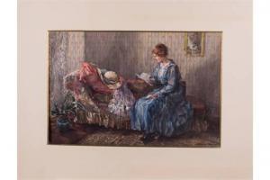 SECCOMBE LEECH Beatrice Mary 1880-1945,The Letter,Gray's Auctioneers US 2015-06-30