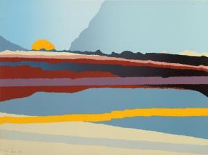 SECUNDA Arthur 1927-2022,Sunset Landscape,c. 1980,Ro Gallery US 2023-09-14