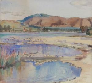 SEDDON Beatrice 1889-1987,Shoreline Landscape,1939,Webb's NZ 2010-04-20