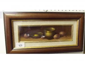 SEDDON Joyce 1900-1900,eggs and bowls still life,Smiths of Newent Auctioneers GB 2016-09-02
