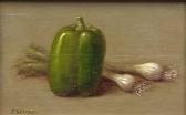 SEDDON Joyce 1900-1900,Still life study of green pepper,Keys GB 2016-07-21