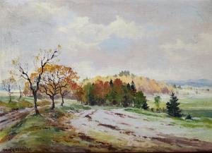 Sedláček Frantisek Danik 1892-1974,Autumn landscape,Vltav CZ 2023-12-14