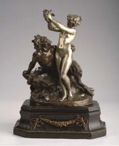 SEEBOECK FERDINAND 1864-1953,Faun and nymph,Christie's GB 2006-11-21