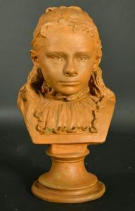 SEEBOECK FERDINAND 1864-1953,Portrait head of a girl,John Nicholson GB 2022-09-07