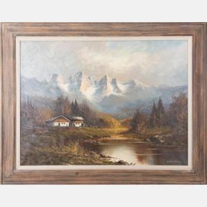 SEEKATZ Günter 1928,Alpine Scene,Gray's Auctioneers US 2018-03-28