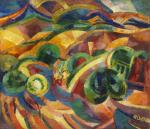 SEEL Louis 1881-1958,Abstrakte Landschaft, Spanien,1915,Ketterer DE 2018-12-06