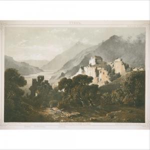 SEELOS Gottfried 1829-1900,Veduta di Castel Tirolo,Von Morenberg IT 2009-04-24