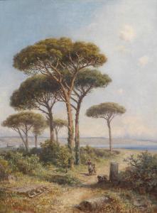 SEELOS IGNAZ 1827-1902,Southern Landscape,1864,Palais Dorotheum AT 2013-09-17