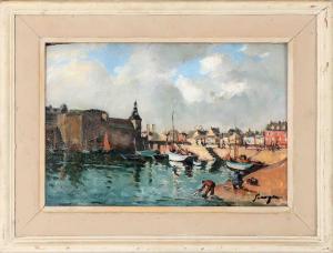 SEEVAGEN Lucien 1887-1959,Le port de Concarneau,Cannes encheres, Appay-Debussy FR 2023-12-15