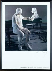 SEGAL Georges 1924-2000,Couple on two Benches,1989,Galerie Moderne BE 2019-09-09