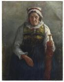 SEGALL Julius 1860-1925,La Vieille Bretonne,New Orleans Auction US 2017-09-16