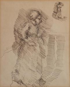 SEGANTINI Giovanni 1858-1899,Study for On the Balcony,Shapiro Auctions US 2015-12-12