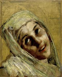 SEGANTINI Giovanni 1858-1899,Viso di Madonna,1882-1884,Kornfeld CH 2023-06-15