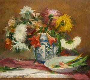 SEGHERS Franz 1849-1939,Composition florale,Horta BE 2020-09-07
