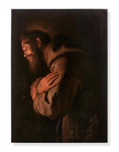 SEGHERS Gerard 1591-1651,Saint François d'Assise en adorati,Artcurial | Briest - Poulain - F. Tajan 2022-11-09