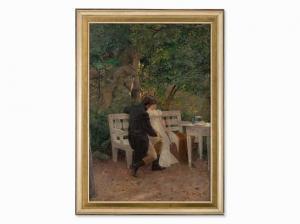 SEGISSER Paul 1866-1934,Couple in the Park,1895,Auctionata DE 2016-03-01