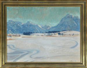 SEGISSER Paul 1866-1934,Winterlandschaft in den Voralpen,1922,Allgauer DE 2018-04-19
