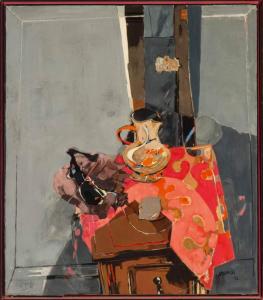 SEGOVIA Andres 1893-1987,Still life with jug on table,1962,AAG - Art & Antiques Group NL 2015-12-14