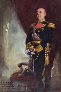 SEGURA IGLESIAS Agustín 1900-1988,Boceto para retrato de Francisco Franco,Duran Subastas 2022-10-25
