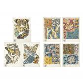 SEGUY Emile Alain 1877-1951,Papillons (7 works),MICHAANS'S AUCTIONS US 2023-03-17