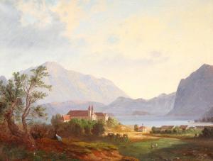 SEIBELS Carl 1844-1877,Landscape of the Rhine Mountains,Artmark RO 2022-05-23