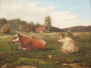 SEIBELS Carl 1844-1877,Landschaft mit Kühen,Hargesheimer Kunstauktionen DE 2011-02-12