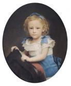 SEIBERT 1823-1914,Fillette au ruban bleu,1880,Delorme-Collin-Bocage FR 2008-04-11