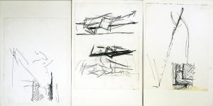 SEIDEL Hans Joachim 1924-1971,Drei abstrakte Kompositionen,Reiner Dannenberg DE 2021-06-17