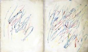 SEIDEL Hans Joachim 1924-1971,Vier Blätter mit abstrakten Kompositionen,Reiner Dannenberg 2018-12-06