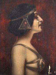 SEIDL Ernst 1800-1900,Side Profile of an Exotic Lady,John Nicholson GB 2020-06-12