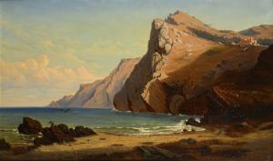 SEIFFERT Carl Friedrich 1809-1891,Bucht von La Spezia,Wendl DE 2023-10-25