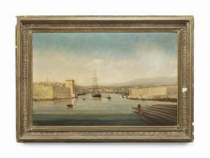 SEIGNON Paul 1820-1890,Marseille harbour,Christie's GB 2016-04-27