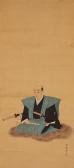 SEIKI Yokoyama 1792-1864,a portrait of a samurai,Lempertz DE 2017-06-09