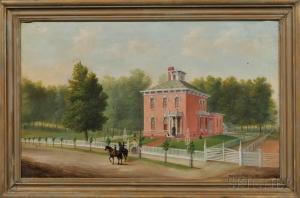 SEIS Walter 1800-1800,Portrait of a Brick Mansard-roofed House,1871,Skinner US 2013-03-03