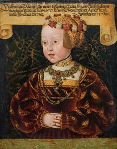 SEISENEGGER Jakob 1505-1567,Portrait of Archduchess Elisabeth,1537,im Kinsky Auktionshaus 2018-10-23