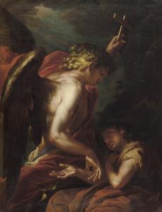 SEITER Daniel, il Cavaliere 1649-1705,Tobias und der Engel,Galerie Bassenge DE 2011-05-26