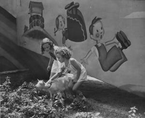 SEITER,Deux fillettes et une chèvre,1947,Yann Le Mouel FR 2013-07-03