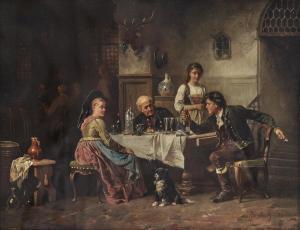 SEITZ Anton 1829-1900,Tavern scene,Neumeister DE 2022-09-28