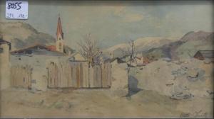 SEITZ Otto 1846-1912,Ansicht eines Gebirgsdorfes,Georg Rehm DE 2020-12-04