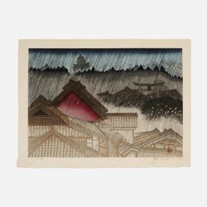 SEKINO Jun'ichiro 1914-1988,Takasegawa, Kyoto,1976,Los Angeles Modern Auctions US 2024-01-10