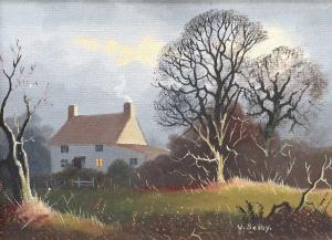 SELBY Vincent 1919-2004,Study of a country cottage in Winter,Tennant's GB 2023-07-21
